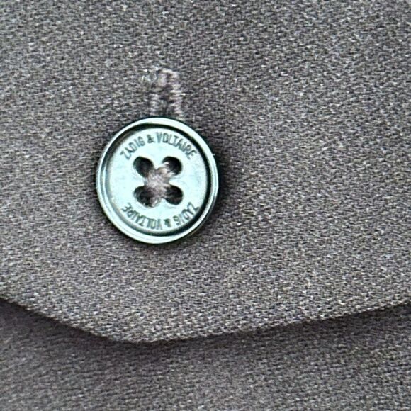 Zadig & Voltaire | Prune Crepe Pants Size 40 / Large in Black - Picture 13 of 15